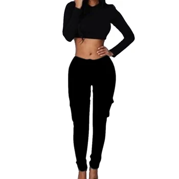 

NIBESSER Ladies Casual Pocket Pencil Sweatpants 2018 Hot Women Drawstring Trousers Solid Skinny Pants Female Long Pants