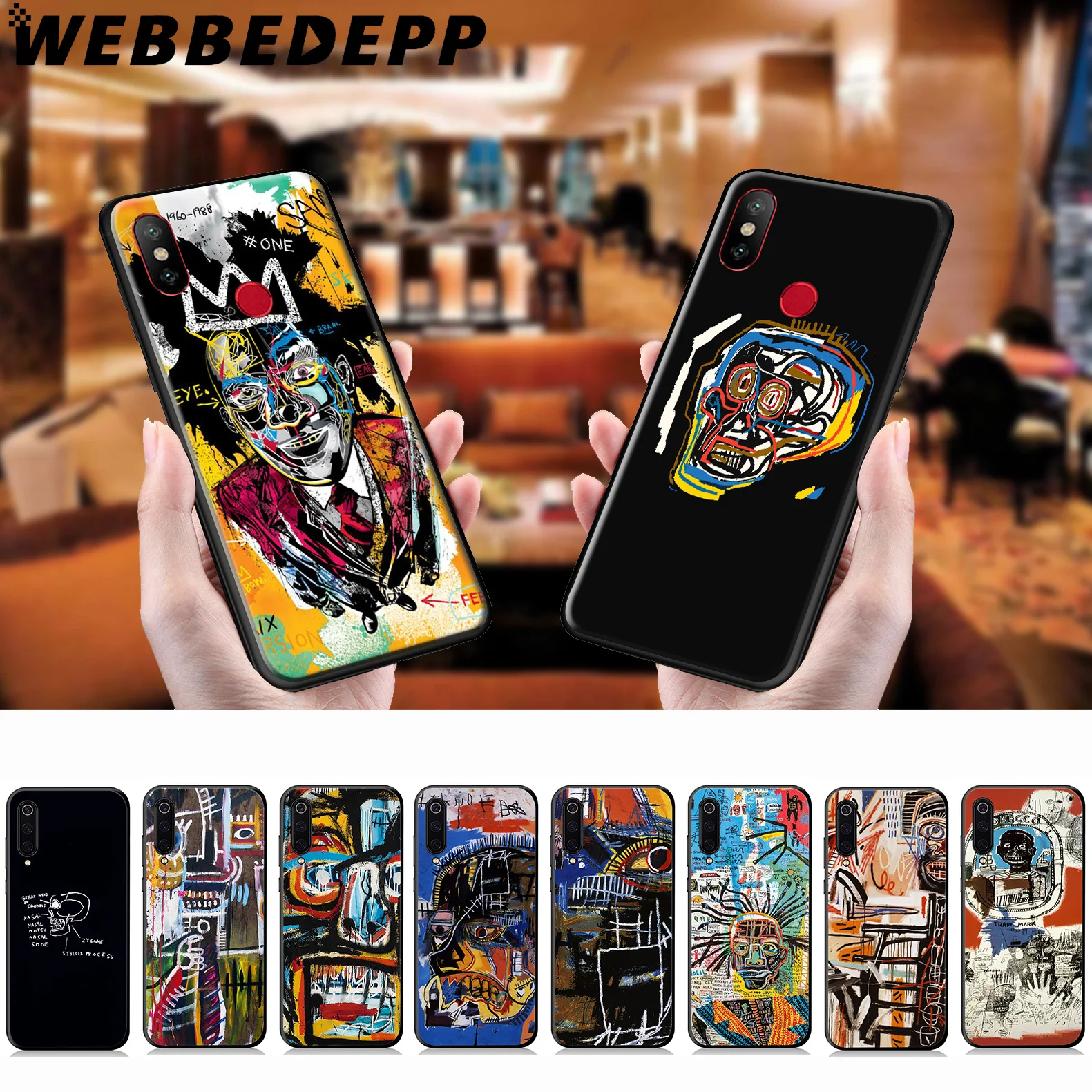 WEBBEDEPP Jean-Michel Basquiat Street Soft Case for Xiaomi Mi 9T 9 8 SE 6 A1 A2 A3 Lite MiA1 MiA2 MiA3 F1 MAX 3 Mi8 CC9E CC9 |