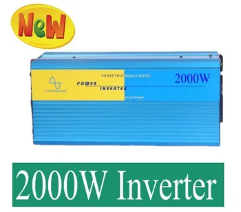 

4000W Peak Power 2000W Pure Sine Wave Inverter dc input 12/24/48V/60V/72V to ac output 120/230VAC Power Inverter