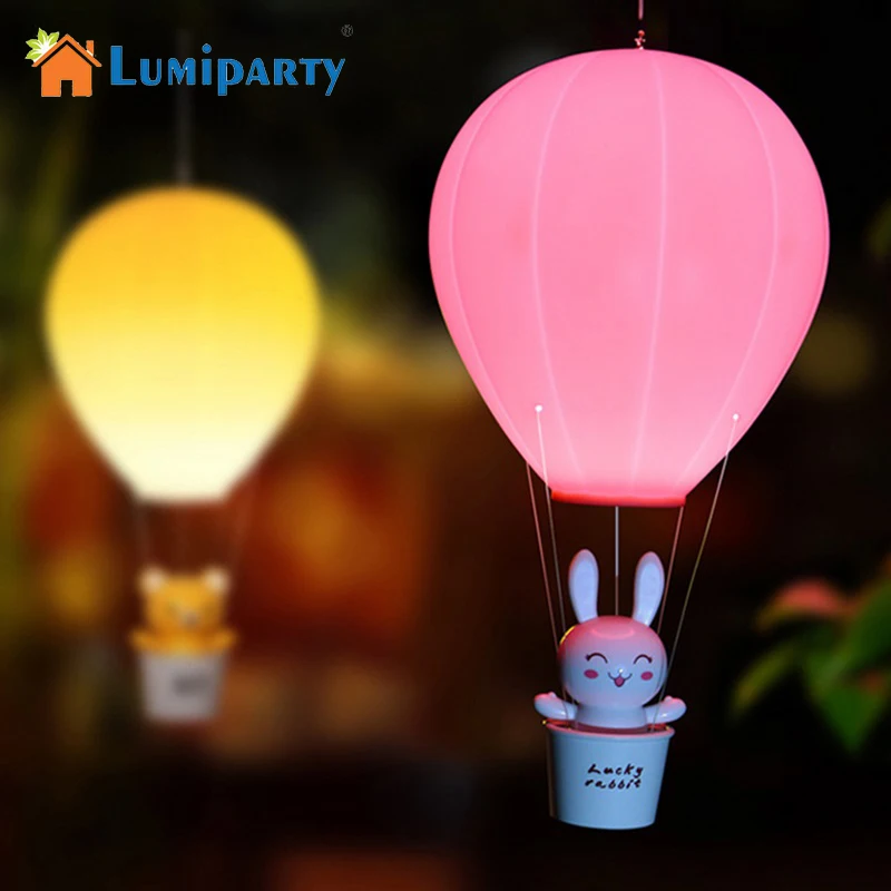 Lumiparty Диммируемый воздушный шар светодиодный ночник для детей Детская лампа с сенсорным переключателем USB перезаряжаемая настенная лампа для детей