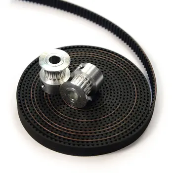 

2 x Aluminum GT2 16T Pulley and 2M Belt for RepRap 3D printer