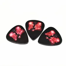 10pcs/lot AC DC Printing Design Celluloid Guitar Picks 0.96mm Heavy Thickness Acoustic Guitar Plectrum Bulk
