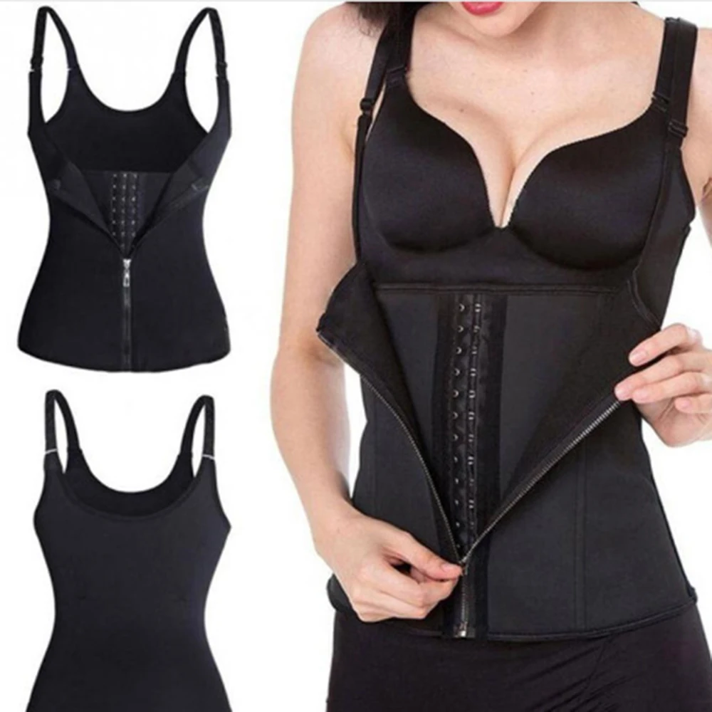 Women Body Shaper Shapewear Waist Training Trainer Cincher Underbust Corset Vest Neoprene Firm Bodysuits Trainer Shapewear Lady