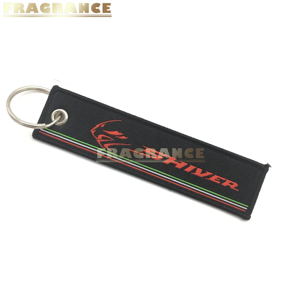 

For Aprilia SHIVER Fashion Motorcycle Key Chain Woven Key Ring Tag Label Chain Black Car Keychain Motor