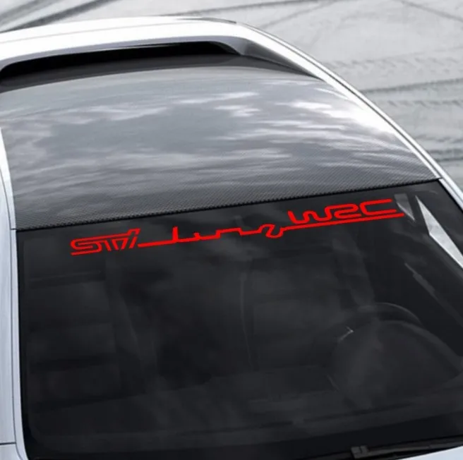 

High Quality Car Styling Stickers Banner Decal Racing Film for Ford Focus Wolf SCT Front Windshield