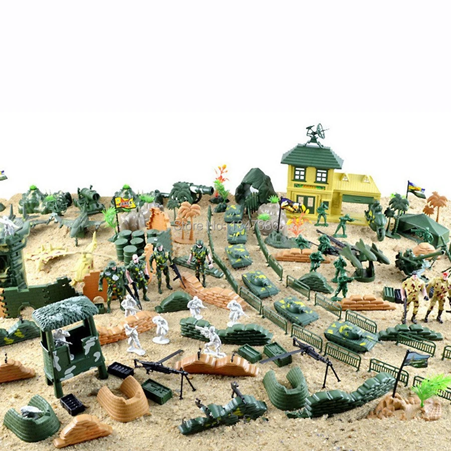 Фигурки армейских мужчин солдат игровой набор с масштабированными ...