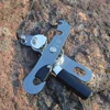 XINDA Professional Rock Climbing Descent device STOP Handle-Control Abseiling Device Downhill Descender Rappelling  Brake ► Photo 3/6
