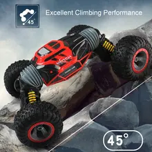 Радиоуправляемый автомобиль 4WD грузовик весы двухсторонний 2,4 ГГц один ключ трансформации вездеход варанид скалолазание Автомобиль Дистанционное управление игрушки