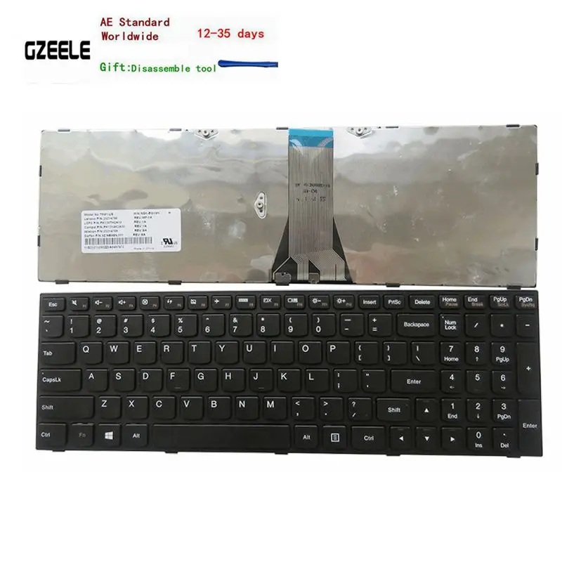 Английская черная клавиатура для Lenovo Z50 70 59436270 59444500|Клавиатуры замены| |