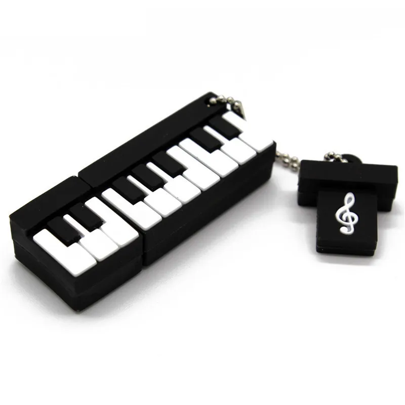10 стилей Музыкальные инструменты модель флешки 4 ГБ 16 ГБ 32 ГБ 64 ГБ USB флэш-накопитель скрипка/пианино/гитара