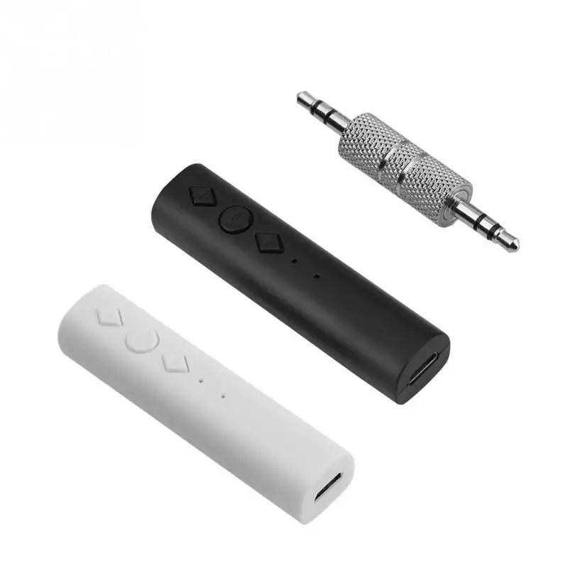 Buy Mini Bluetooth Receiver Mic Aux Audio Adapter for