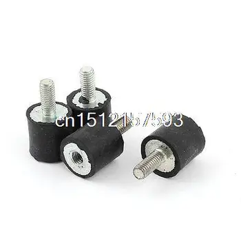 

4pcs M5 Male Female Anti Vibration Rubber Mounts Isolators 15mm x 15mm