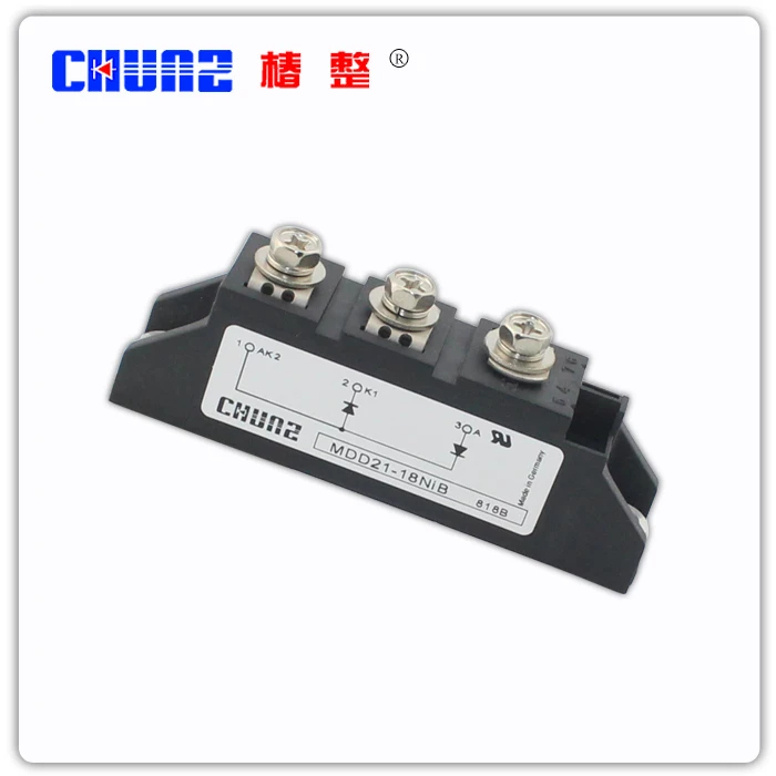 

[ZOB] RELAY IXYS type MDD21-18 - Chunshu rectifier module sales --10PCS/LOT