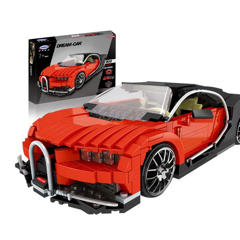 

XINGBAO Building Blocks 03009 Self-Locking Bricks Bugattii Chiron Racing Car Super Champion Children's Creative technic Model