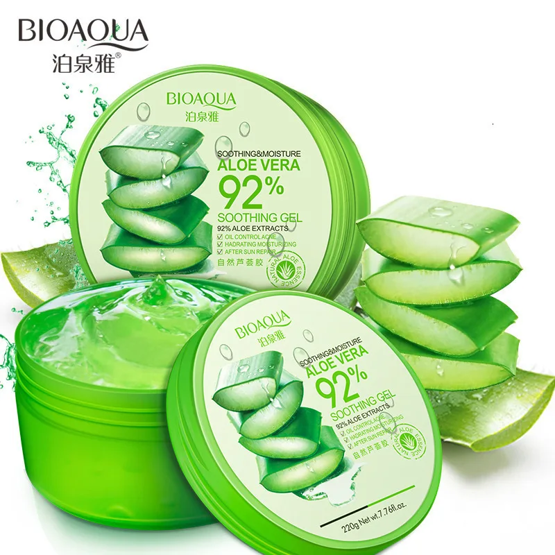 Bioaqua natural aloe vera rosto acne cravo