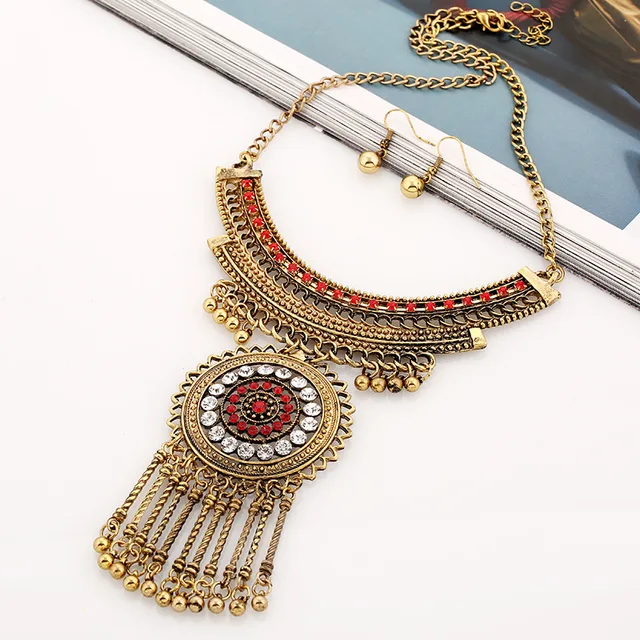 Фото женское ожерелье чокер lzhlq винтажные массивные ожерелья подвески цена