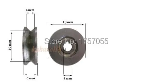 25 шт. 624VV V Groove Герметичный мяч Подшипники Vgroove 4x13x6 мм 1.7 мм глубокий