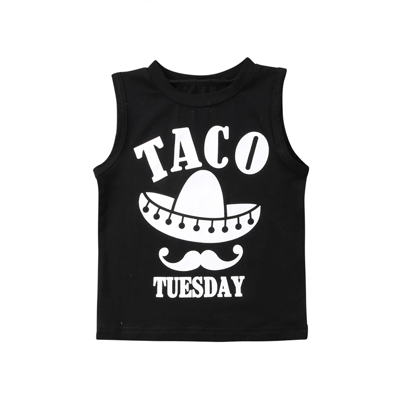 Emmababy 0 5Y Children Baby Boy Girl Casual Sleeveless T Shirt Loose