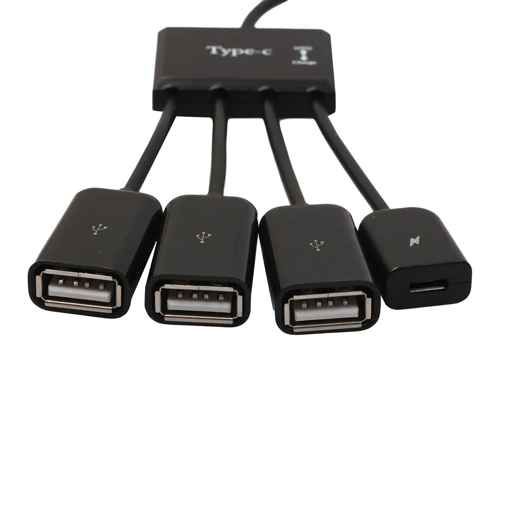 Тип C OTG концентратор Кабельный разъем 4 порта USB для смартфона планшета ПК 3 1 в