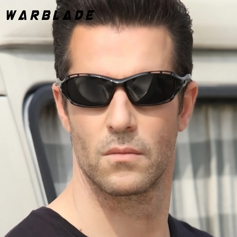 Мужские поляризационные солнцезащитные очки WarBlade стильные мужские 100% UV400 для