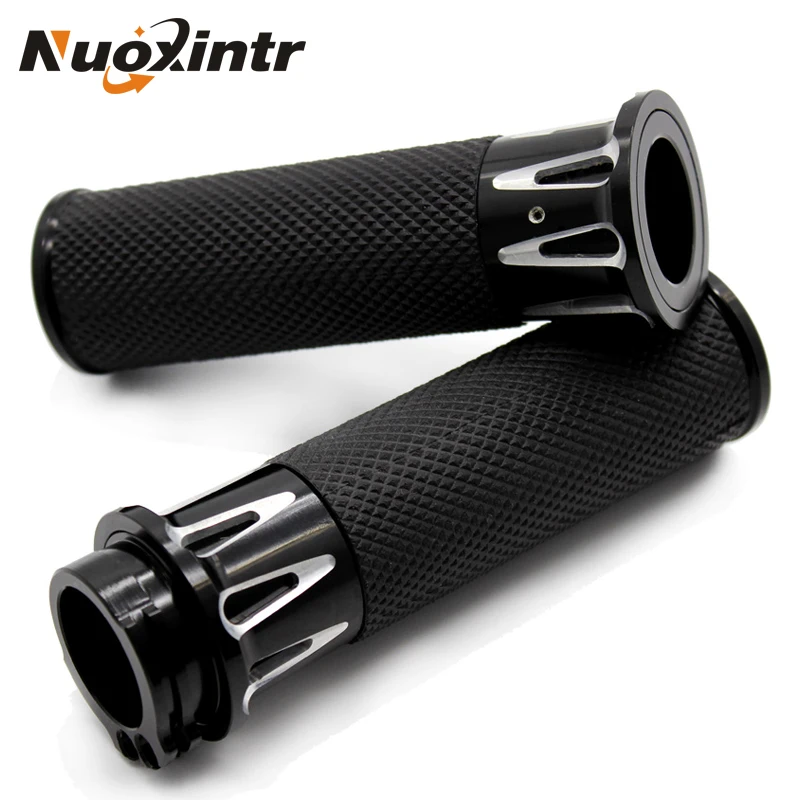 1/" Motorcycle Handle Bar Hand Grips For Harley Sportster Cruiser Chopper Bobber