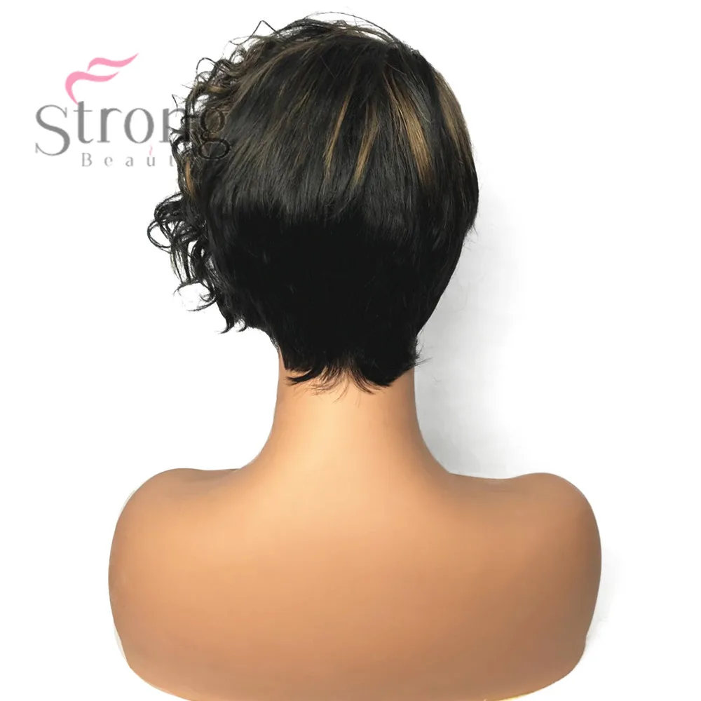 Pixie Cut hair Asymmetrical Side Bang Wigs 941 SD227 (3)
