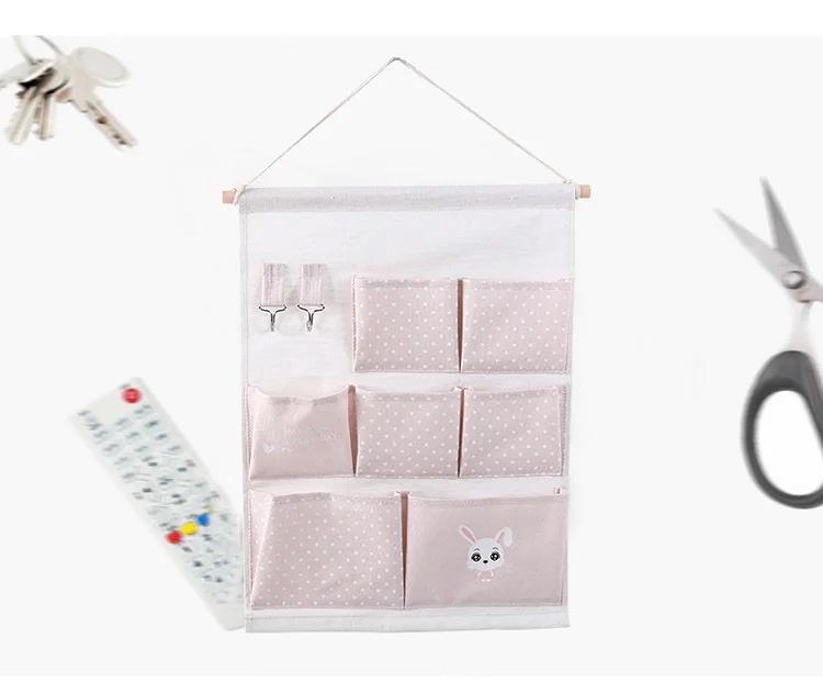 Free shipping Washable Over the Door Storage Bag Door Office Wall Book Notebook Textbook Magazine Hanging Bag