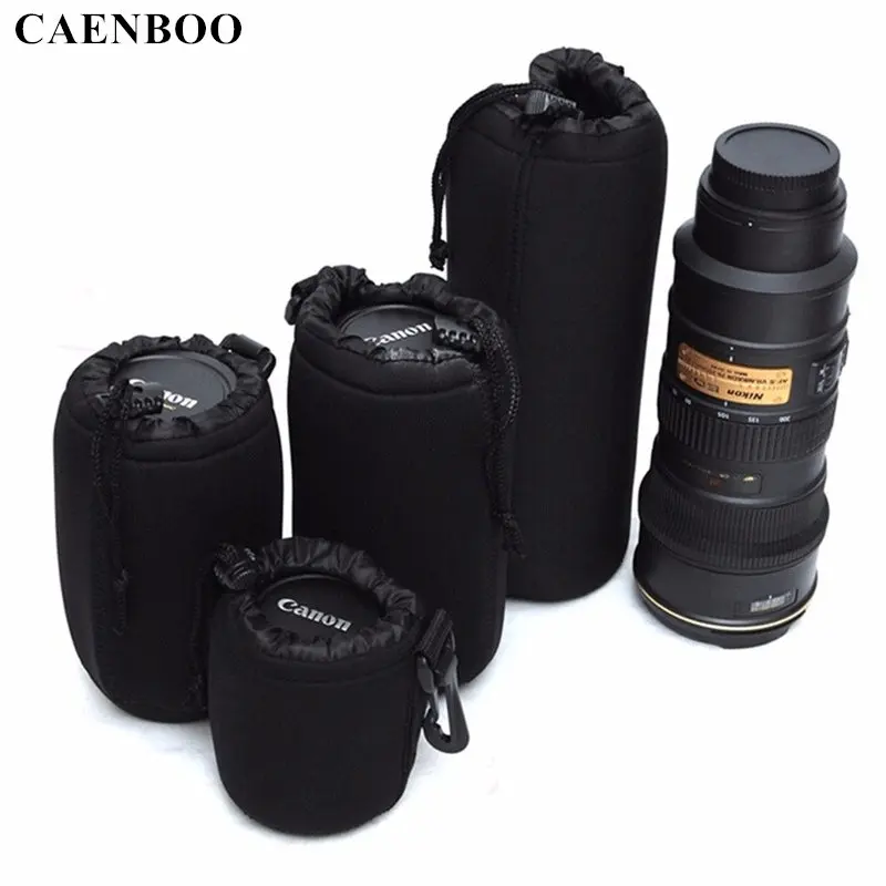 Чехол для объектива CAENBOO EF S мягкая защитная сумка камеры DSLR 18 55 мм 70 200 100 300 Canon Nikon