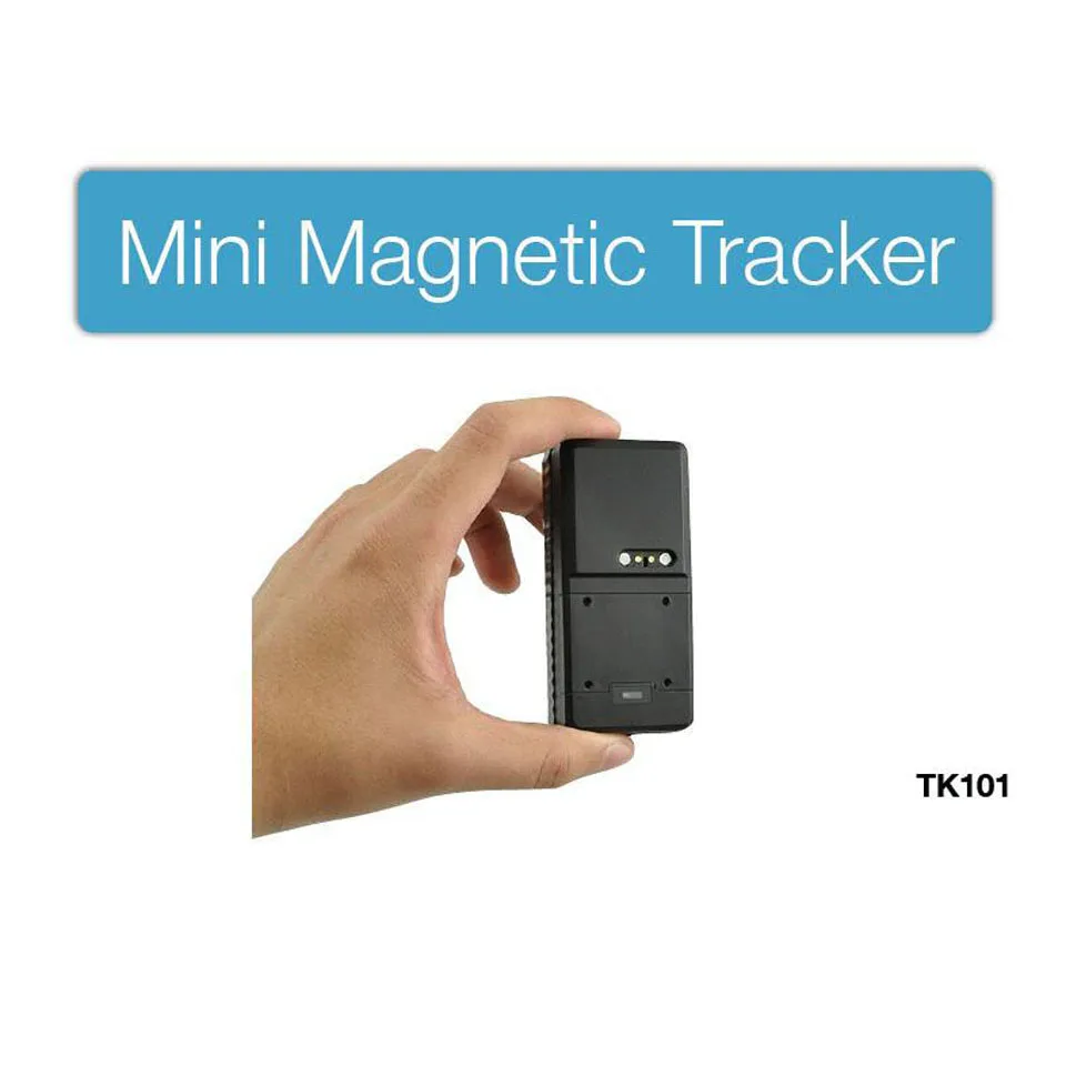 

TK101 Mini Waterproof GPS Tracker for Car Personal Magnetic 3000mAh Rechargeable Battery FREE APP Web Tracking Software