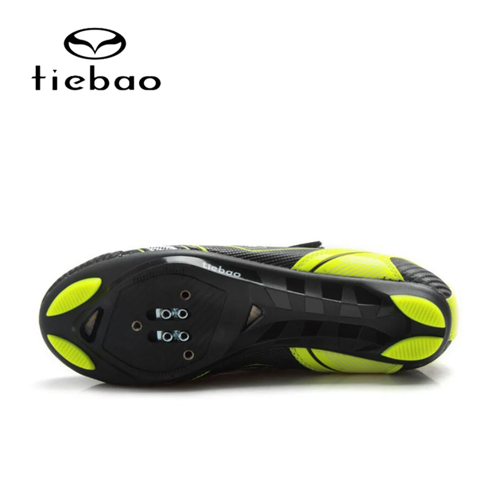 TIEBAO Высокое качество Велоспорт велосипед дорожный велосипед обувь ультра-легкий велосипед обувь шоссе велосипеда дороги самоконтрящаяся спортивные обувь