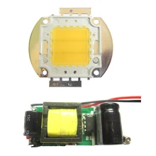 Высокая мощность 20 Вт 45mil белый полный спектр 380~ 780nm свет светодиодов+ ac Светодиодный драйвер для завод светать