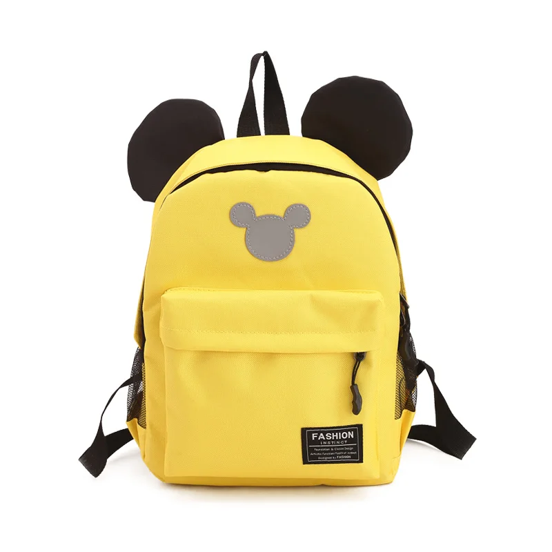

Backpacks for Adolescent Girls Mickey Ears Back Pack Kids Little Girl Daily Use School Bag Hot Pink Red Black Yellow Backpack
