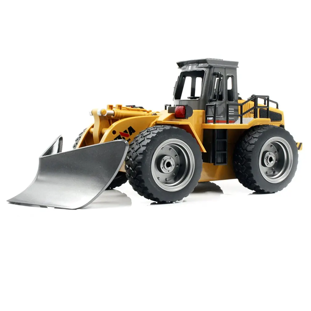 

HUI NA TOYS 1586 1/18 2.4Ghz 6 Channel Powerful alloy shovel Snow Sweeper simulation Engineering Truck RC Model Toys Gift