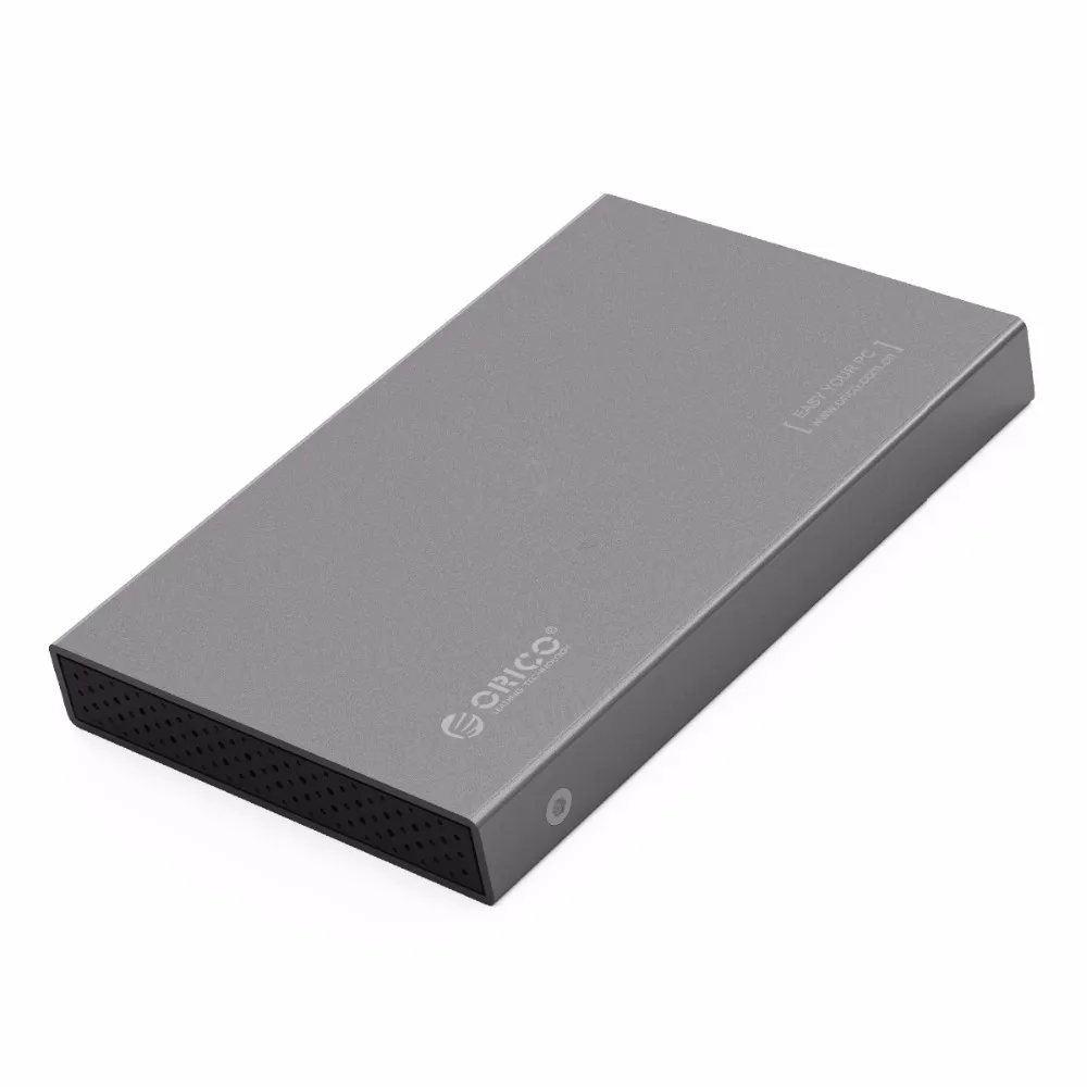 ORICO 2518S3 Алюминий 2,5 SATA коробка для жесткого диска HDD жесткий диск SSD Внешний чехол USB3.0 5 Гбит/с Поддержка 7 мм и 9,5 мм-серый
