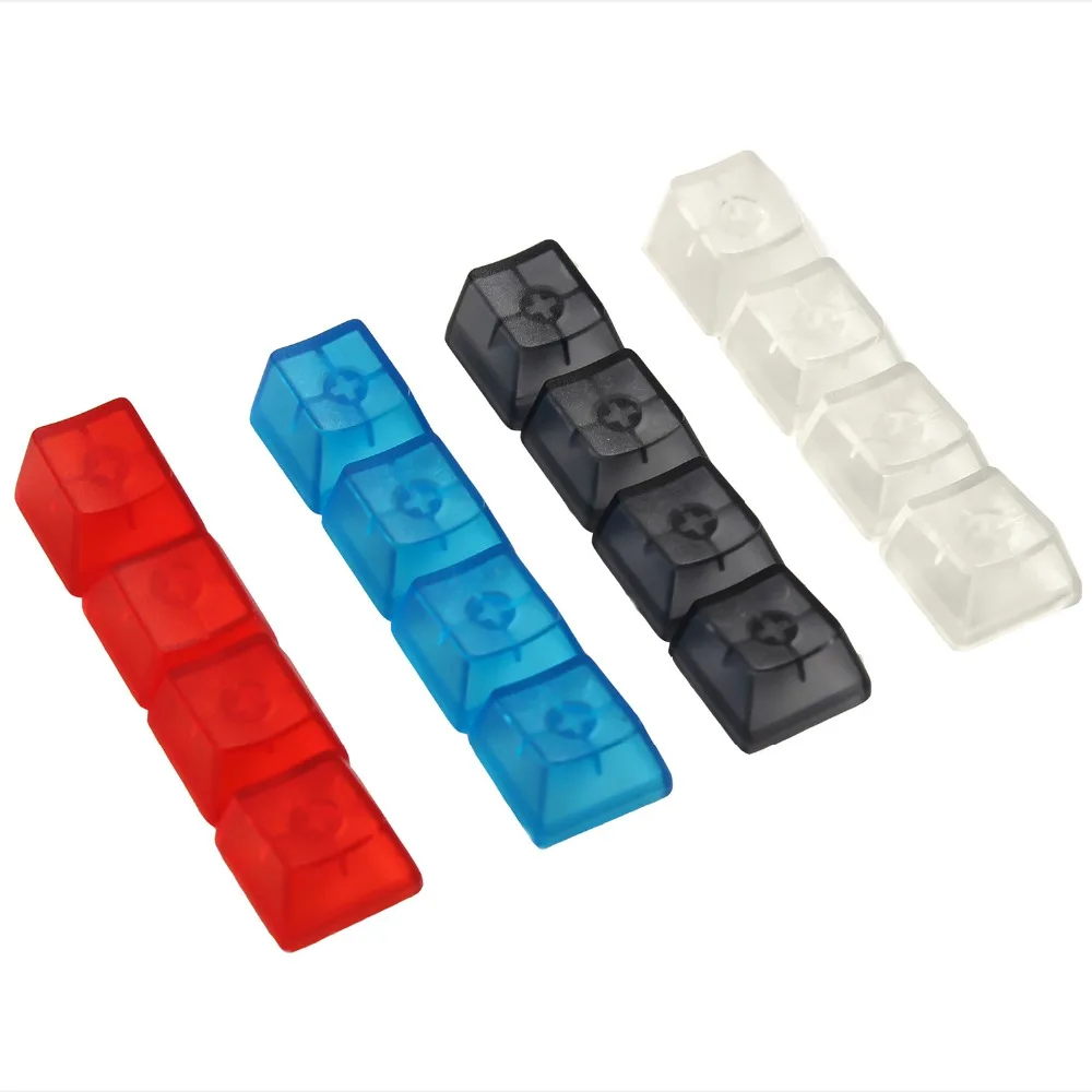 Abs Translúcido Keycaps para Teclado Mecânico Clear Keycaps Preto Vermelho Azul Atacado - Imagem 2