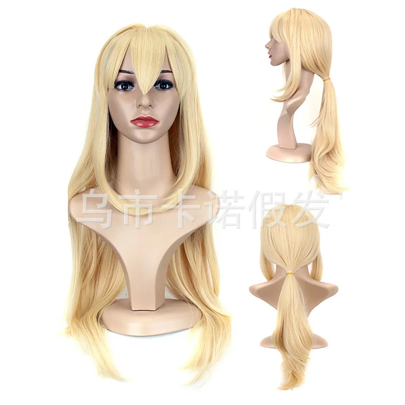 

New arrival hair jewelry 80cm 300g synthetic hair accessories extension hair wear as KDA LOL Ahri cosplay wigs