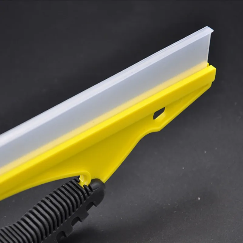 New Car Cleaner Squeegee Wiper Plate Silicone Blade Soap With Embowed Handle Windshield Washing Brush Window Cleaning Tool