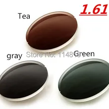 Оптический, HD 1,61 асферическая линза близорукие астигматизм UV400 рецепта Для мужчин Для женщин Чай, желтовато-коричневый, серый, темно-зеленый разные цвета на выбор Объективы