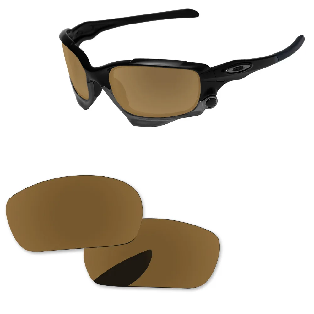 Bronze Golden Mirror Polarized Replacement Lenses For Jawbone Sunglasses Frame 100 UVA & UVB