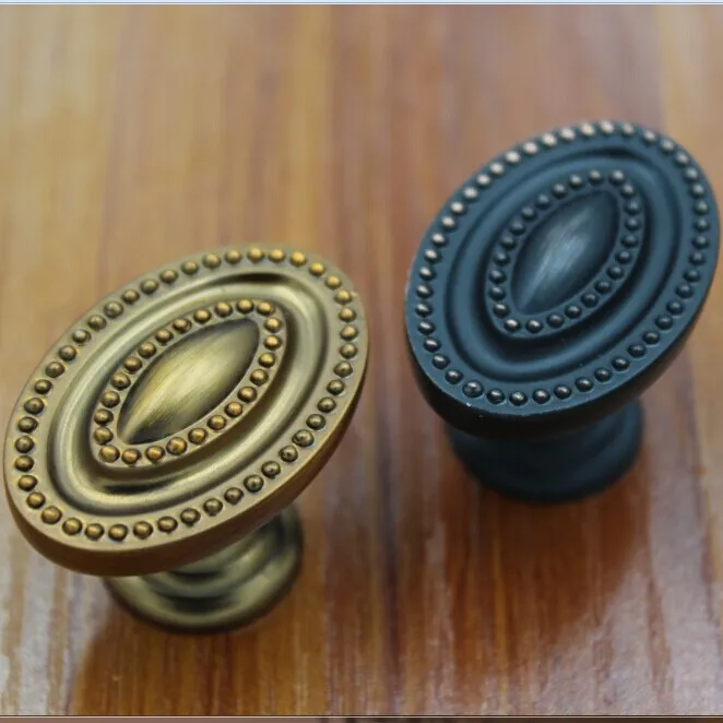 

Bronze Drawer Pulls knobs, Kitchen Cabinet Handles Knobs Black Antique Copper Dresser knobs retro style Furniture Pulls Knobs