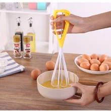 Ручной кухонный миксер для яиц 360D, портативный мини миксер с шестью когтями и вращением