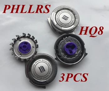 

3Pcs HQ8 razor blade replace Head for PHILIPS Shaver PT830 PT710 PT715 PT725 PT720 PT728 PT730 PT734 PT721 PT722 PT724 PT726