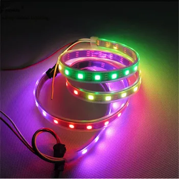 

5m/roll led magic strip 2812 IC built in 60 led each meter ,IP20,IP67 60 pixel 5v dc led pixel soft strip