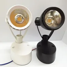 1 шт./партия, навесная установка, бездорожье, 7 Вт, регулируемый угол COB, светодиодный мини-светодиод для трекового светильника, дорожные светильники