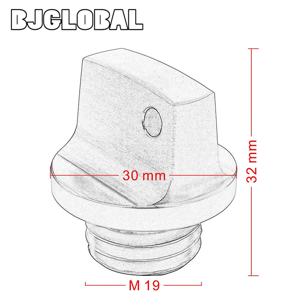 BJGLOBAL мотоцикл M20* 2,5 масляный наполнитель Крышка Заглушка для Honda Yamaha Kawasaki Z800 Z900 Z650 Ducati Yamaha mt09 mt07 tmax 530 500