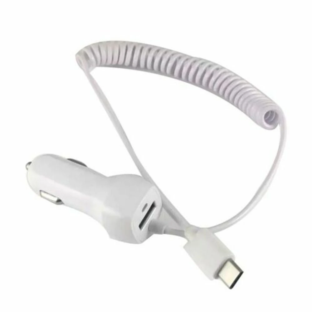 Type-C Car Charger 2.1A with Fast Charing Cable LED Indication for mobile phone