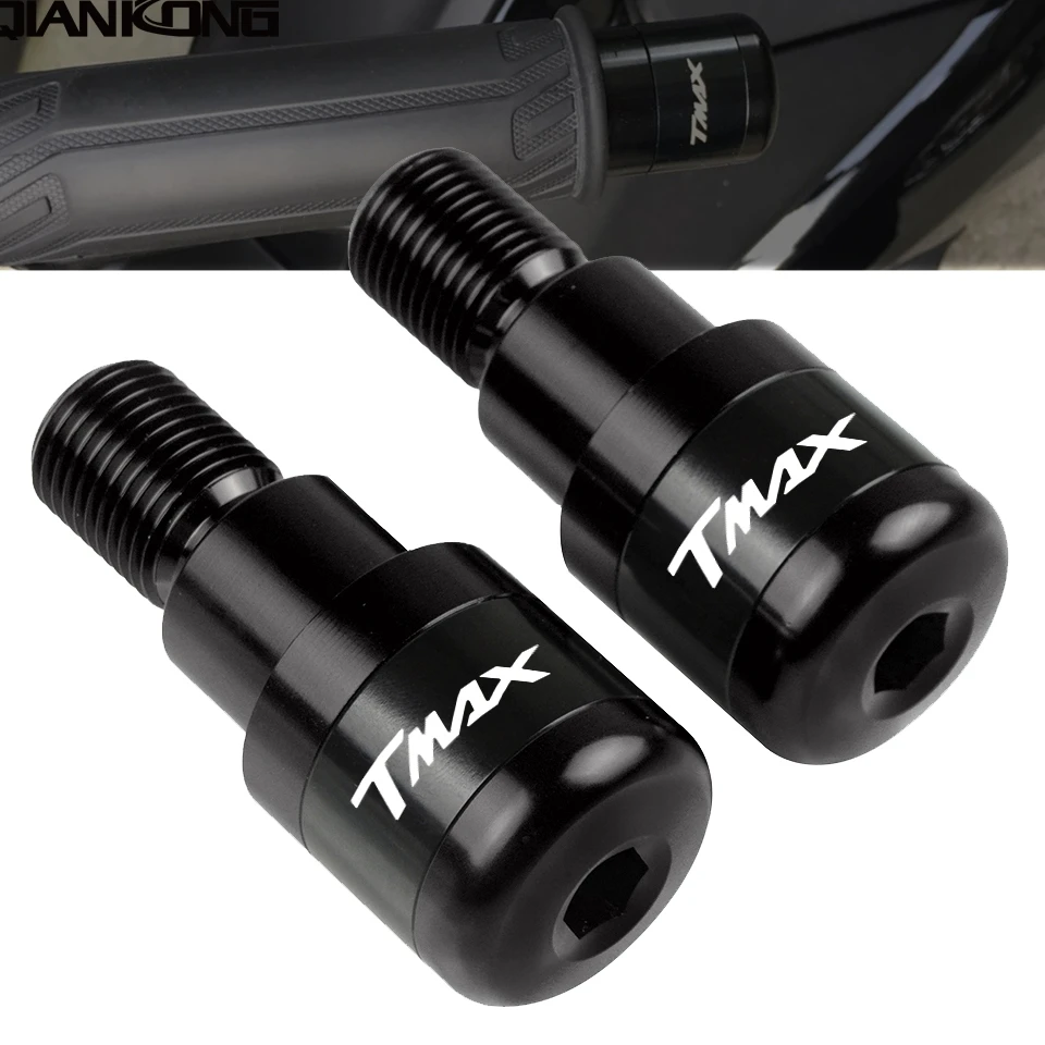 

7/8" 22mm Handlebar Ends Grips Slider Handler Bar Ends For yamaha T-MAX 500 2008 2009 2010 2011 2012 T-MAX 530 2015-2016