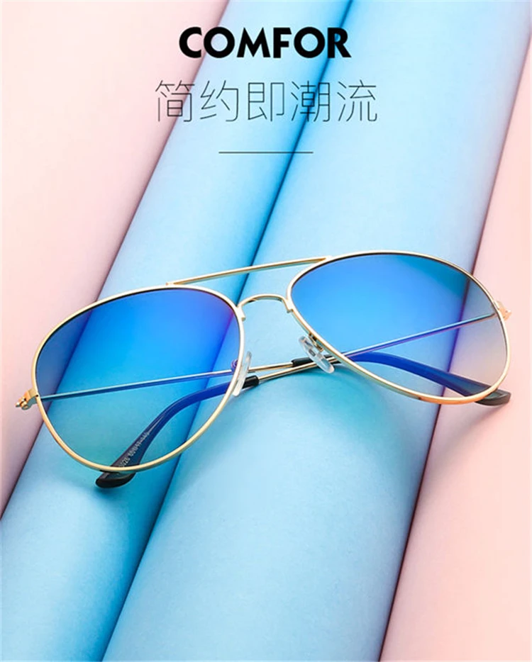 Fashion Aviator Sunglasses Women Men Mirror Pilot Sun Glasses For Women Eyeglasses Frames Retro Female Sunglass Eyewear Oculos (8)
