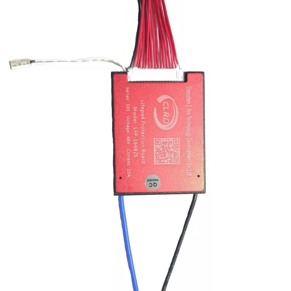 Free shipping CLRD brand Lifepo4 LFP BMS PCM PCB 16S 48V 25A continuous discharge current