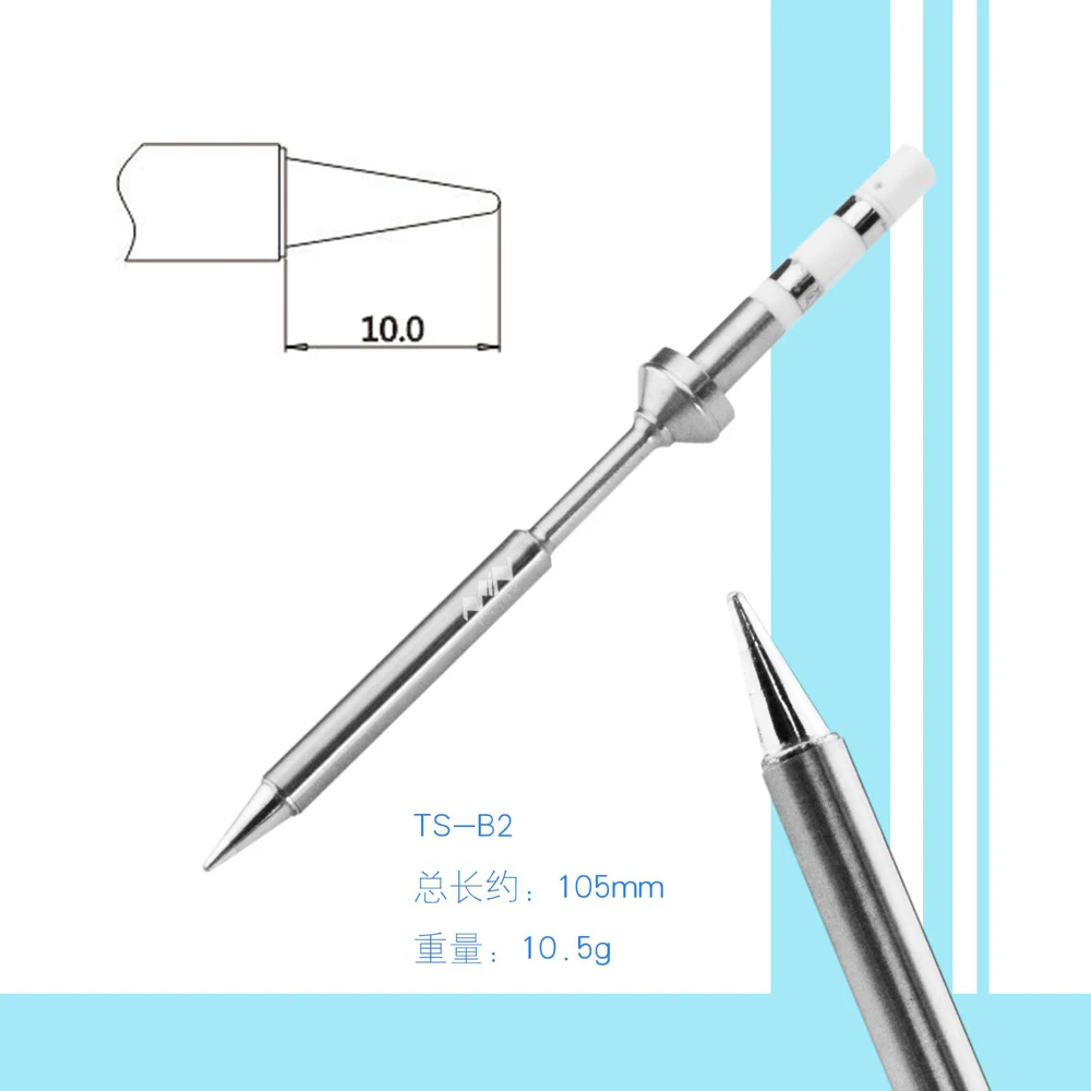 TS100 65 Вт мини Электрический паяльник станция Комплект Цифровой OLED дисплей регулируемая температура с B2 паяльный наконечник, источник питания